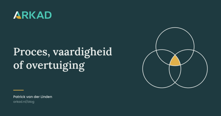 Proces vaardigheid of overtuiging