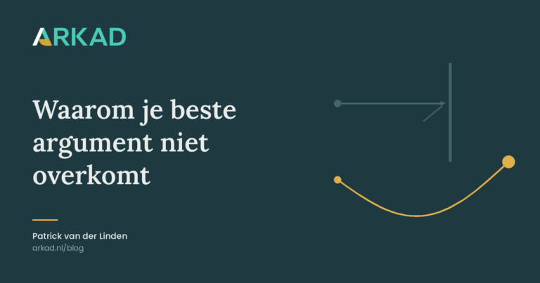 Waarom je beste argument niet overkomt